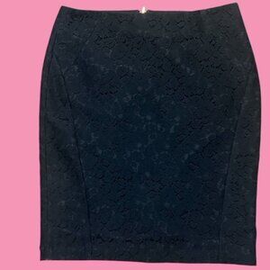 THE LIMITED Lace Overlay Pencil Skirt